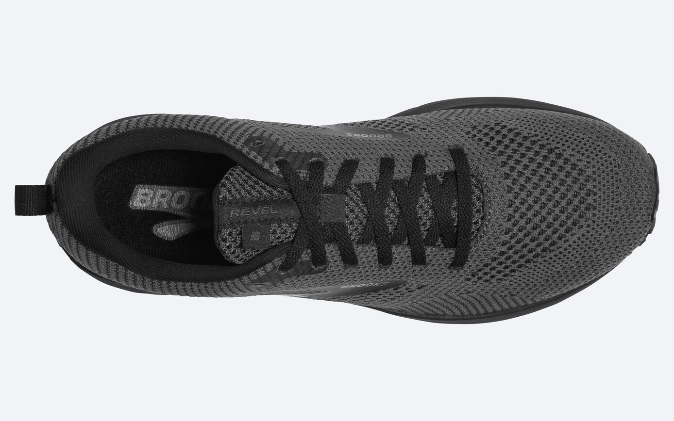 💥NEW!💥 Brooks Revel 5 Road Running Shoes Men's sz 8.5 D Gray/Black  1103741D038