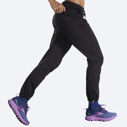 All In Motion Women XS Black Stretch Woven Taper Pants Water