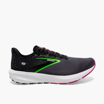 Side (right) view of Brooks Launch 10 for women