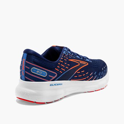 Heel and Counter view of Brooks Glycerin 20 for men
