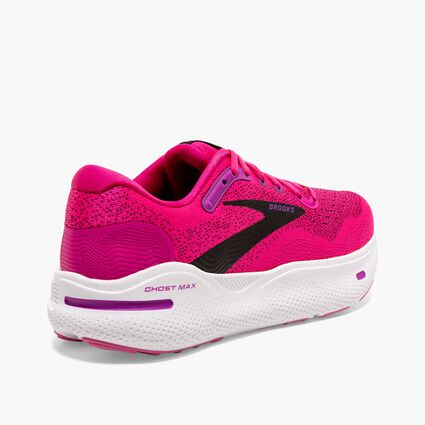 Heel and Counter view of Brooks Ghost Max for women