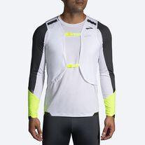 veste sans manches pour le sport trail running BROOKS run visible insulated  vest pour homme