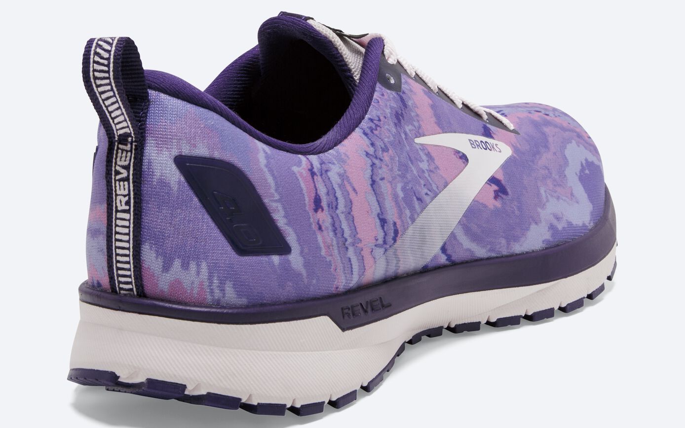 REVEL Black/Purple Platform Lace Up Sneaker