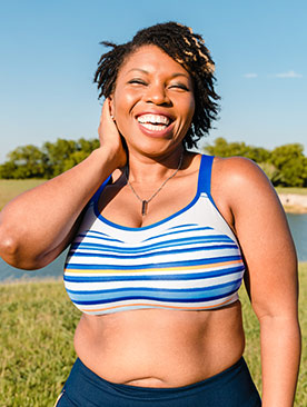 Women laughing in the sun