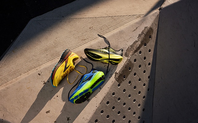 Marathon shoes designed for the road