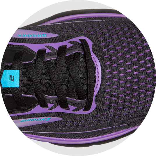 Brooks 120375-533 Women's TRACE 2 Road Running Shoes Purple Impression  Black Pink - Family Footwear Center